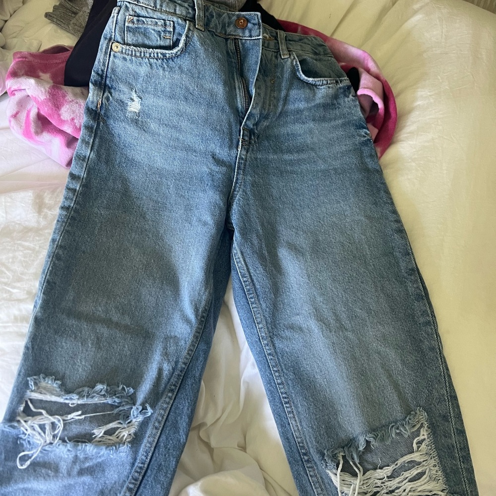 Zara mom jeans